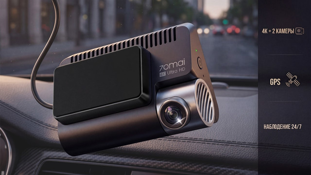 Лучший видеорегистратор за $100? Обзор 70mai A800SE (4K + 2 камеры)