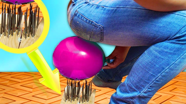 ЕСЛИ СЕСТЬ НА ШАР ЛЕЖАЩИЙ НА ГВОЗДЯХ, БУДЕТ ЛИ БОЛЬНО:)