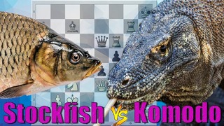 Stockfish – Komodo. Бой топовых шахматныx движков. Новоиндийская защита