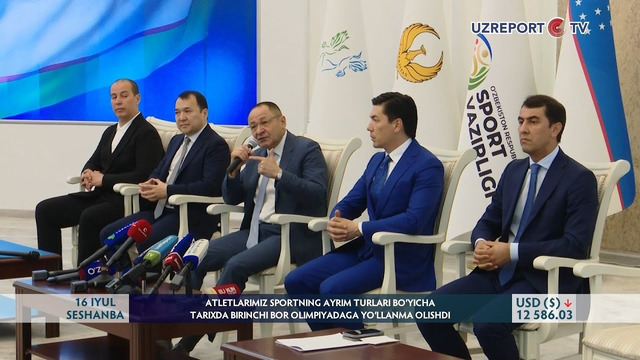 Atletlarimiz sportning ayrim turlari bo‘yicha tarixda birinchi bor olimpiyadaga yo‘llanma olishdi