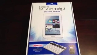 Samsung Galaxy Tab 2 7.0 Student Edition – Unboxing
