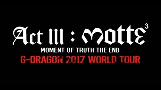 G-Dragon – Act III: M.O.T.T.E in Singapore (fancam)