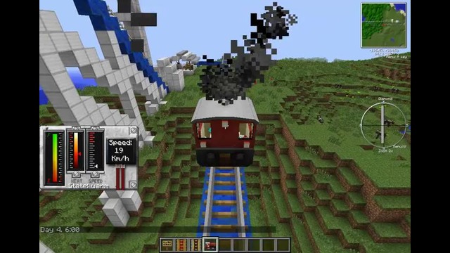 Minecraft train mods