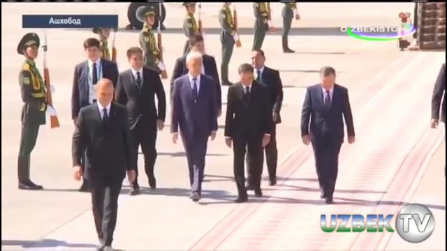 Shavkat Mirziyoyev Turkmanistonga keldi