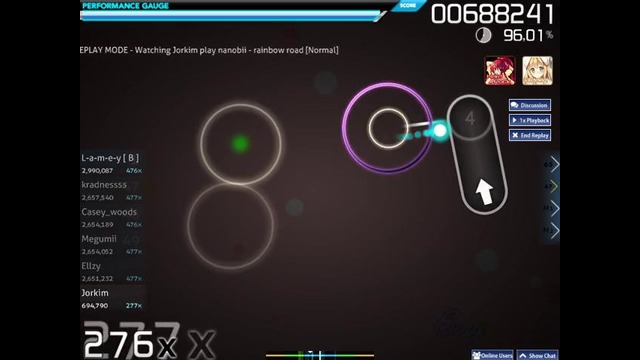 Osu! Nanobii- rainbow road