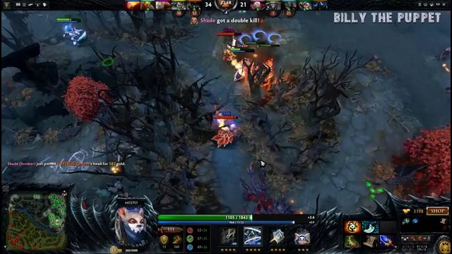 Dota 2 Один из лучших Meepo – W33