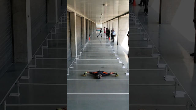 Lowest limbo roller skating over 25 metres – 16 cm (6.29 in) by Takshvi Vaghani
