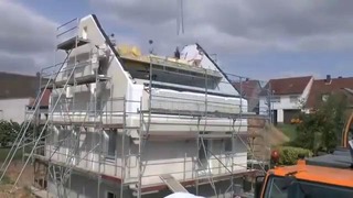 Как в Германии строят дом за два дня
