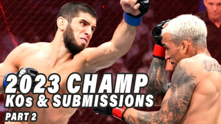 Every Finish From 2023’s UFC Champions || Part 2