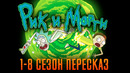 Рик и Морти 1-8 сезон – краткий сюжет «Rick and Morty»