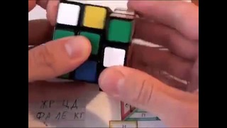Как вслепую собрать кубик рубика ч.2-3 Азбука