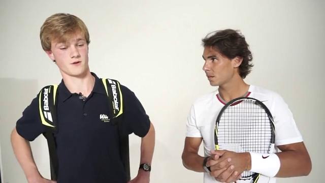 Rafael Nadal meets Rafael Nadal