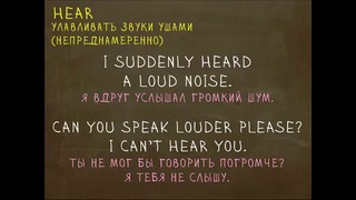 Difference between «Hear» and «Listen»