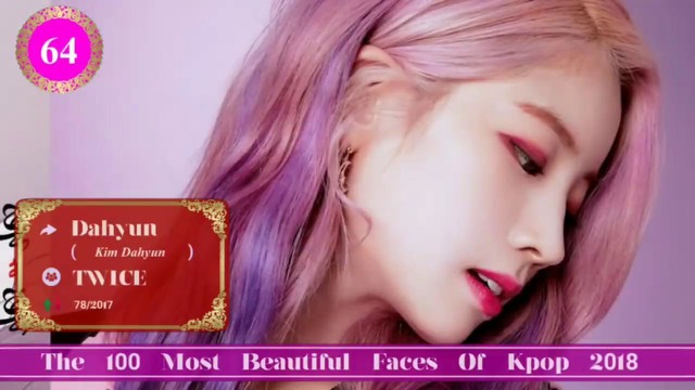 The 100 Most Beautiful Faces Of Kpop 2018 Official