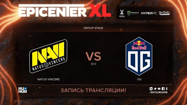 EPICENTER XL – Natus Vincere vs OG (Game 2, Groupstage)