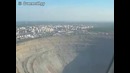 Взлёт над карьером в Якутии