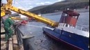 Неудачный спуск судна на воду