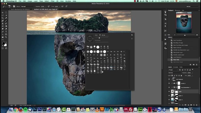 Skull Island – Create a Mysterious island in Photoshop CC