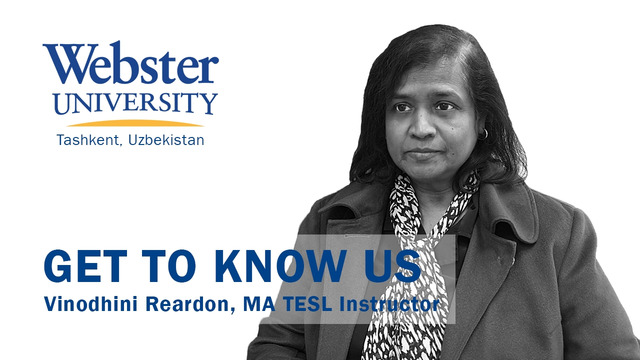 Get to Know Webster Tashkent – Vinodhini Reardon