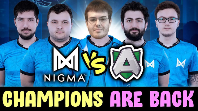 Nigma vs alliance finals oga dota pit — champions are back
