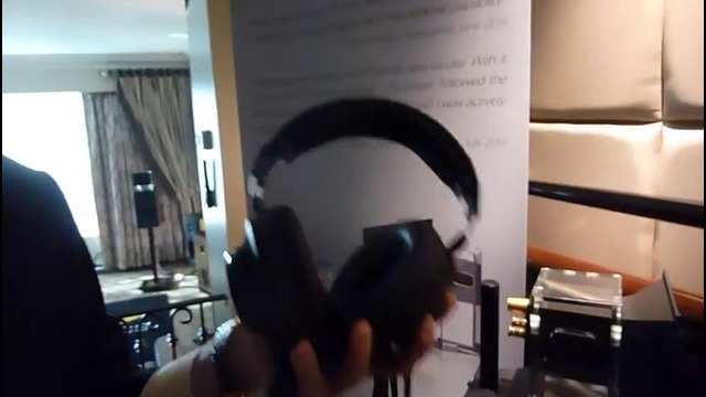 CES 2015 Enigma Acoustics Dharma Hybrid Electrostatic Dynamic Headphones