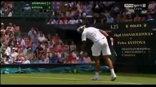 Аманмурадова(Узбекистан) vs Квитова(Чехия) Wimbledon2012