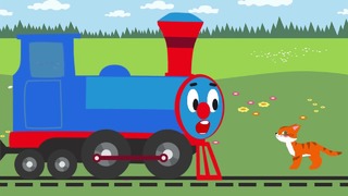 ДАЛЕКО и БЛИЗКО – развивающая обучающая песенка мультик для детей про трактор поезд и машины
