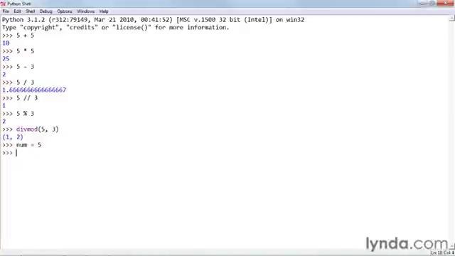 37 Phython Operators Performing simple arithmetic