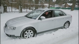 Уроки вождения. Как трогаться на глубоком снегу