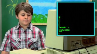 Kids react to old computers