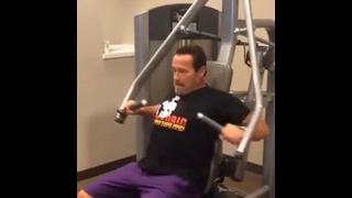 Arnold Schwarzenegger Training October 2013