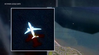 Залечь на дно в Эдинбурге: на спутниковых снимках обнаружили «затонувший» самолёт