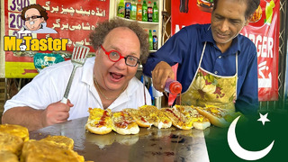Тур по уличной еде в Исламабаде, Пакистан. Потрясающий бургер и освежающая лимонная газировка