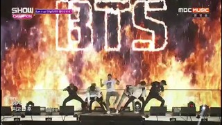BTS – Fire @ Show Champion in Manila 160914