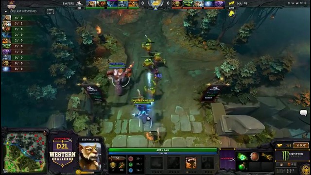 HyperX D2L Western Challenge – Na’Vi vs Empire game 1