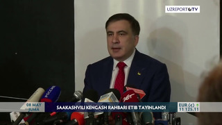 Saakashvili Ukrainada kengash rahbari etib tayinlandi