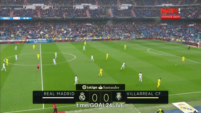 (HD) Реал Мадрид – Вильяреал | Испанская Ла Лига 2017/18 | 19-й тур