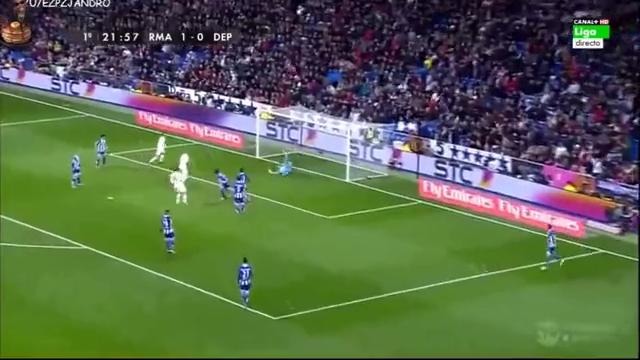 Goooooooooooool! Baleeeee Real Madrid:Deportivo 2:0