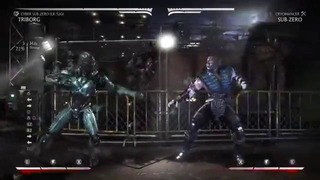 Mortal Kombat XL. Triborg Cyber SubZero: Gameplay