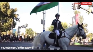 Конный парад в Ташкенте 01.10.2018
