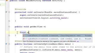 Android Studio Tutorial – 08 – Respond to Button Click Events