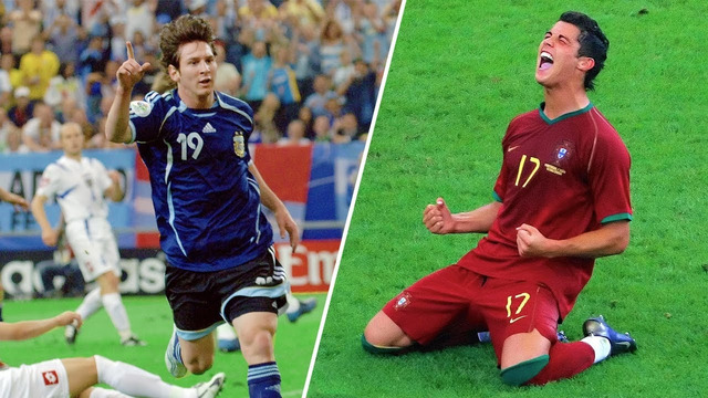 World’s Best Football Players Scoring their First World Cup Goal