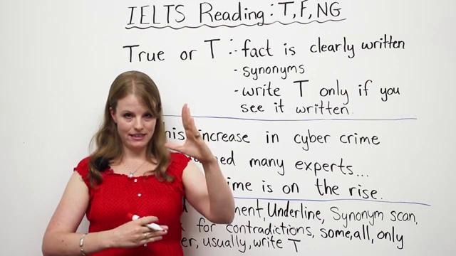 IELTS Reading strategies- True, False, Not Given – YouTube