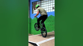 Person Performs Wheelies on Obstacle Track