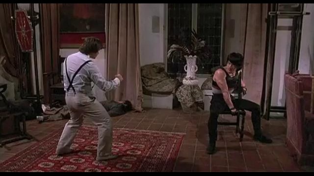 Джеки Чан – Драка из фильма Закусочная на колесах