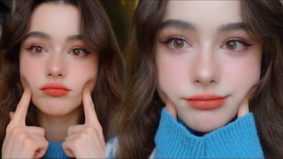 Super cute & natural Christmas makeup Dasha Taran