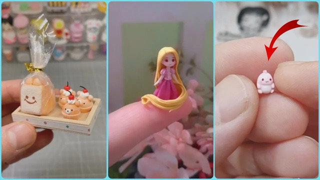 Miniature Polymer Clay Art! Diy Mini Food! Creative Ideas! Tutorial Compilation Miniature Art