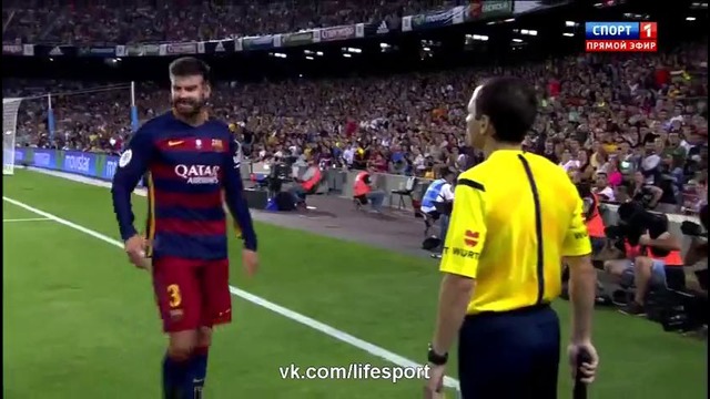 Барселона 1:1 Атлетик | Суперкубок Испании 2015 | Ответный матч | Обзор матча