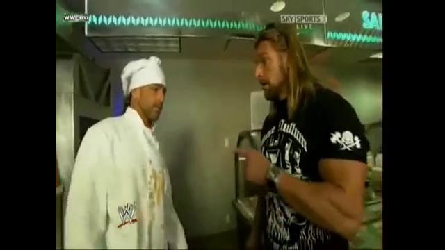 HBK come back in RAW and reform DX (cooker scene!)