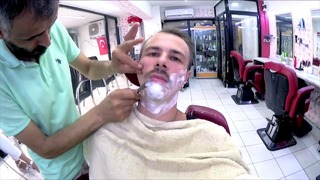 Как бреют в Турецкой парикмахерской (Istanbul)
